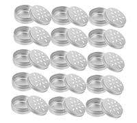 ORFOFE 20pcs Aluminum Dog Scent Training Tins Odor Retention Containers for Canine Nose Work Compatible with Belgian Malinois and German Shepherds Outdoor Sniffing Sessions