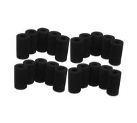 ORFOFE 20pcs Aquarium Pre-filter Sponge Replacement for Fish Tank Intake Fine Particle Filtration Foam Cover Black Mechanical Filter Pads Compatible with Various Aquariums and Breeding