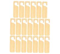 ORFOFE 20pcs Bamboo Hanging Plant Labels with Ring Buckle Gardening Tree Markers for Fruit Trees Flowers Potted Plants Easy to Suspend and Remove Natural