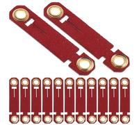 ORFOFE 20pcs Bird Leg Bands Small Leg Bands for Birds Pu Material Versatile Training Aid Secure Fit Colorful Design for Interactive Activities with Cockatiels and Pigeons