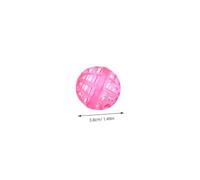ORFOFE 20pcs Cat Bell Ball Transparent Plastic Pet Play Balls Random Colors Stimulate Curiosity and Exercise for Indoor Cats Interactive Mental and Physical Engagement Random Color