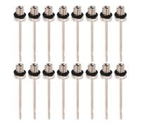 ORFOFE 20pcs Metal Inflation Needles for Sports Balls Soccer Basketball Football Volleyball Pump Needles Design for Hand Air Pump Inflatables Flexible and Ball Inflation Accessories