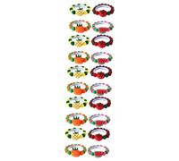 ORFOFE 20pcs Pet Collar Cute Fruit Design for Cats Dogs Decorative Neck Accessory for Parties Everyday Wear Pineapple Strawberry Watermelon Carrot