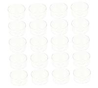 ORFOFE 20pcs Plastic Candle Shell DIY Tool Flame-Retardant Mold for Candle Making Material for Artistic Home Decor