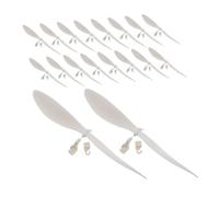 ORFOFE 20pcs Plastic Propellers for Model Aircraft Design Aerodynamic Replacement Blades for Rubber Band Powered Planes and DIY Helicopter Model Accessories