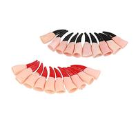 ORFOFE 20Pcs Reusable Halloween Witch Fingers with Creepy Long Nails Realistic Textured Fake Finger Decorations for Horror Costume Parties and Cosplay Accessories