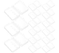 ORFOFE 20pcs Toothbrush Head Covers Protective Caps Portable Dustproof Toothbrush Protective Covers Travel Accessories Hygiene Oral Care