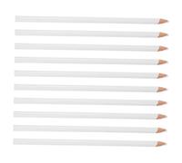 ORFOFE 20pcs White Tailor Sewing Pencils Fabric Marker for Quilting and DIY Crafts High-contrast Marking Fabric Chalk for Glass Ceramics and Textile Projects