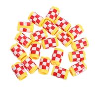 ORFOFE 20pcs Yellow Abs Miniature Craft Item with Lifelike Details, Indoor and Outdoor Use, for Micro Landscapes and Table Miniatures Decoration