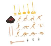 ORFOFE 24Pcs Dinosaur Skeleton Models DIY Teaching Model for Educational Archaeological Digging Realistic Dinosaur Bones for Creative Play and Room Decoration