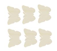 ORFOFE 24pcs Wooden Butterfly Cutouts DIY Craft Slices for Painting and Decoration Smooth Sanded Blank Wooden for Creative Art Projects and Home Embellishments