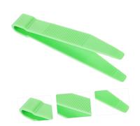 ORFOFE 25pcs Green Plastic Tweezers for Fine Motor Skills Training Clips Craft Forceps for Preschool Science Experiments and Outdoor Use