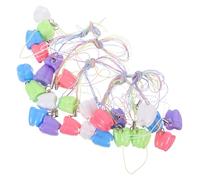 ORFOFE 25pcs Tooth Keepsake Box with Hanging Lanyard Portable Plastic Tooth Saver Necklace for Deciduous Storage Case Travel-Friendly Souvenir for Parties and Home Memory
