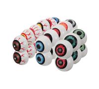 ORFOFE 28pcs Halloween Eyeballs Realistic Half Round Craft Eyes for DIY Scary Props Creepy Eyeball Crafts for Dolls Party Decorations and Spooky Halloween Projects