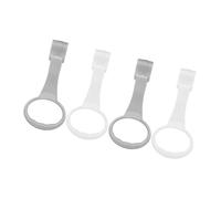 ORFOFE 2pairs Stand-up Safety Ring Crib Pull Rings for Boy Girl Portable Learning Walking Aid Safe Bed Hanging Exercise Toy