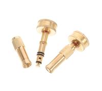 ORFOFE 2pcs Adjustable Copper Irrigation Nozzles Wear-Resistant Garden Hose Spray Nozzle for Watering Car Washing and Driveway Cleaning with Seal