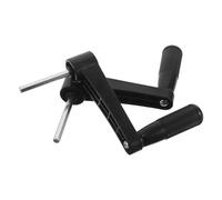 ORFOFE 2pcs Adjustable Height Table Lift Handle Grip with Comfortable Plastic and Iron Crank for Sit and Stand Desk Accessories, Manual Crank Replacement Suitable for Library