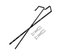ORFOFE 2pcs Adjustable Over-Door Mirror Hanger Heavy Duty Metal Hooks with Flexible Positions for Versatile Clothing Storage in Small Spaces Easy Installation Door Mirror Mounting