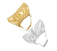 ORFOFE 2pcs Adjustable Pet Shower Caps for Dogs and Cats Ear Protector Bath Hats Prevent Water Entry Comfortable Reusable Bathing Ear Covers for Puppy Kitten