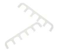 ORFOFE 2pcs Air Conditioning Linkage Lever Accessories Air Conditioner Cooling System Replacement Ac Panel Repair Parts Replacement Panel for Ac Unit Floor Unit Repair Plastic White