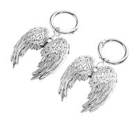 ORFOFE 2pcs Angel Wing Charm Ring Boot Shoe Decorations Detachable Pendant for Shoes Decorative Accessory Wings Charm Ring