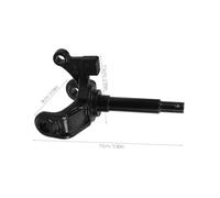 ORFOFE 2pcs Atv Front Steering Knuckle Assembly Quad Bike Spindle Replacement for Kart Heavy-duty Front Wheel Flange with Enhanced Stability and Precise Handling