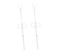 ORFOFE 2pcs Bird Feeding Syringe for Parrots Small Transparent Liquid Feeder Tube Precise Hand Feeding Tool for Birds Travel Training and Rehabilitation