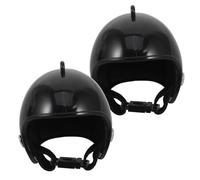 ORFOFE 2Pcs Chicken Safety Helmet for Poultry with Adjustable Elastic Strap, Small Hard Hat for Hens and Birds, Lightweight Protective Pet Bonnet for Farm and Outdoor Use