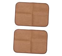 ORFOFE 2pcs Cooling Blanket for Dogs Rattan Bamboo Mat Kennel Summer Mat Cooling Mat for Dog