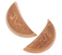 ORFOFE 2Pcs Divination Holy Cups Taoist Sacred Gua Cups for Spiritual Answers Home Decor Compact Portable Ritual Supplies