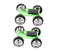 ORFOFE 2pcs DIY Solar Car Kit for Stem Science Experiments and Engineering Projects Electric Motor Assembly for Fine Motor Skill Development Green Educational Science for Boys