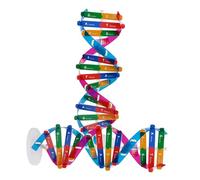 ORFOFE 2pcs Dna Double Helix Model Scientific Educational Self-assemble Biology Teaching Instrument for Students Classroom Molecular Science Kits