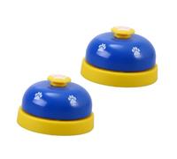 ORFOFE 2pcs Dog Training Bells for Potty Communication Footprint Pattern Pet Training Device Loud Sound for Dogs and Cats Easy to Use