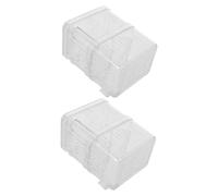 ORFOFE 2pcs Floating Fish Hatchery Breeding Box Clear Acrylic Incubator for Aquarium Tank Compact Isolation Container for Betta Guppy Clownfish Injured and Aggressive Fish Easy to Install