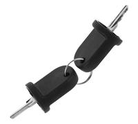 ORFOFE 2pcs Golf Cart Ignition Keys Replacement Set, Universal Ignition Starter Key Switch for Mobility Scooters, Electric Scooters, Trucks, and Tractors, Black