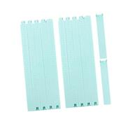 ORFOFE 2pcs Growth Chart Wall Ruler Portable Plastic Height Measurement for Boys and Accurate Space Saving Height Chart for Bedroom Nursery Tracking Development
