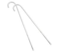 ORFOFE 2Pcs Halloween Cosplay Cane Props Silver Lightweight Walking Stick Crutch for Dance Performance Party and Costume Role Play
