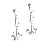 ORFOFE 2pcs Height Chart Wall Sticker Creative Animal Design for Boys Fun and Practical Measurement Decal for Bedroom Playroom Durable Growth Record Wall Art