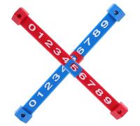ORFOFE 2PCS Large Foosball Score Indicator Multipurpose Score Counter for Table Football Game Red Blue Scorers for Easy Tracking