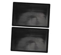 ORFOFE 2pcs Leakproof Plastic Pet Cage Base Tray Thickened Replacement Pan for Dog and Rabbit Crate Bottom Spill-resistant Pet Cage Tray for Clean Living Space Maintenance