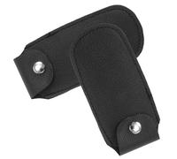 ORFOFE 2pcs Lightweight Portable Ten-hole Harmonica Storage Pouches with Black Imitation Leather Covers for Blues Harmonica Music Accessories