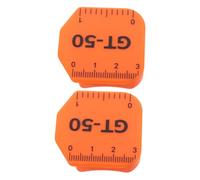 ORFOFE 2Pcs Magnetic Sewing Machine Gauge with Scale for Precise Seam Alignment and Fabric Stability Curl Edge Guide for Wide Fabrics Double Stitching Quilting Professional and DIY Sewing