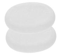 ORFOFE 2pcs Marble Massage Stone Set Hot Cold Spa Body Face Massage Stones Essential Oil Heater for Women Men Home Use