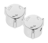 ORFOFE 2pcs Metal Faucet Handle with Three-Stage Adjustable Mixing Valve for Bathroom Shower Tap Repair Replacement Precision Craftsmanship for Flow Control