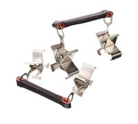 ORFOFE 2pcs Metal Oil Painting Frame Divider Clips Wet Painting Panel Carrier Canvas Grip for Outdoor Artists Lightweight Multifunctional Board Separator for Efficient Frame and Paper