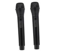 ORFOFE 2pcs Microphone Prop Black Simulation Play Microphone for ’s Pretend Singing and Cosplay Accessory for Boys