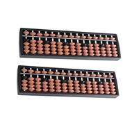 ORFOFE 2Pcs Multi-function Arithmetic Abacus for Educational Counting Traditional Mental Math Tool for Preschool Boys Safe Design