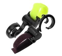 ORFOFE 2pcs Multipurpose Stroller Hanging Hooks with Hook and Loop Strap Stroller Accessory Clips for Prams Electric Scooter Bag and Shopping Strap Green and Brown