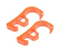 ORFOFE 2pcs Orange Motorcycle Brake Lever Hook Handlebar Lock Bike Safety Lock Compatible with Motorbike and Bicycle Parking Brake System
