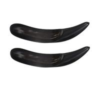 ORFOFE 2pcs Ox Horn Acupressure Pen Facial Massage Tools for Deep Tissue Trigger Point Therapy Portable Manual Guasha Sticks for Neck Back Foot Relaxation and Skin Firmness Lightweight